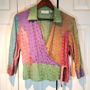 Gorgeous multicolored cotton Blouse
